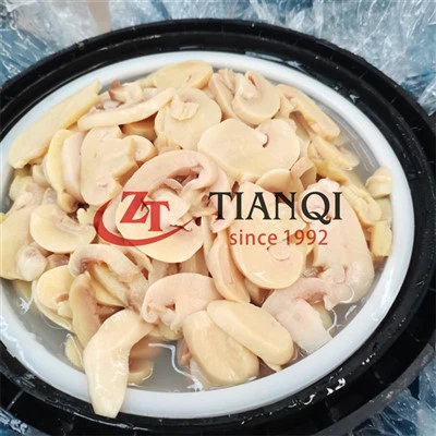 Champignons en saumure en gros en fûts